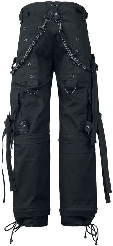 Gothicana By Emp "Abaddon" Cargo Trousers Black By Gothicana By EMP