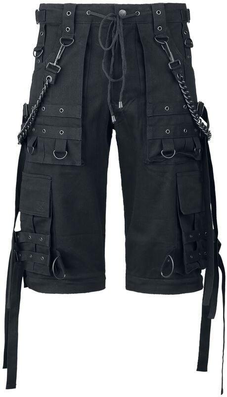 Gothicana By Emp "Abaddon" Cargo Trousers Black By Gothicana By EMP