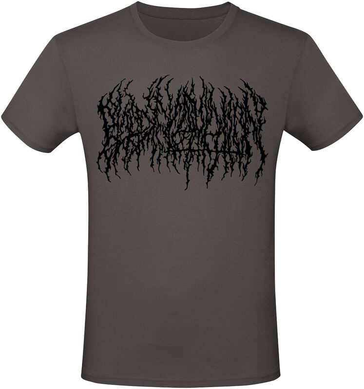gothicana by emp "Absolute Elsewhere Logo" T-Shirt brown by Blood Incantation