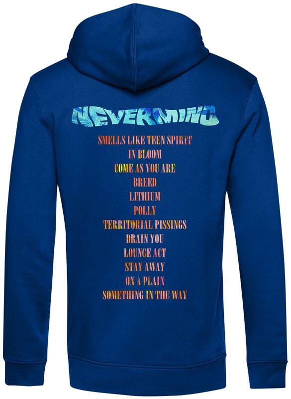Gothicana By Emp "Abstract Water" Hoodie Blue By Nirvana