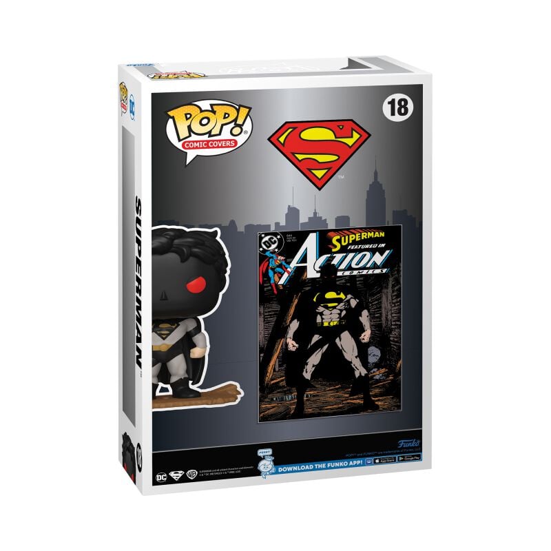 Gothicana By Emp "Action Comics #644 (Comic Cover) Vinyl Figurine 18" Funko Pop Multicolour By Superman