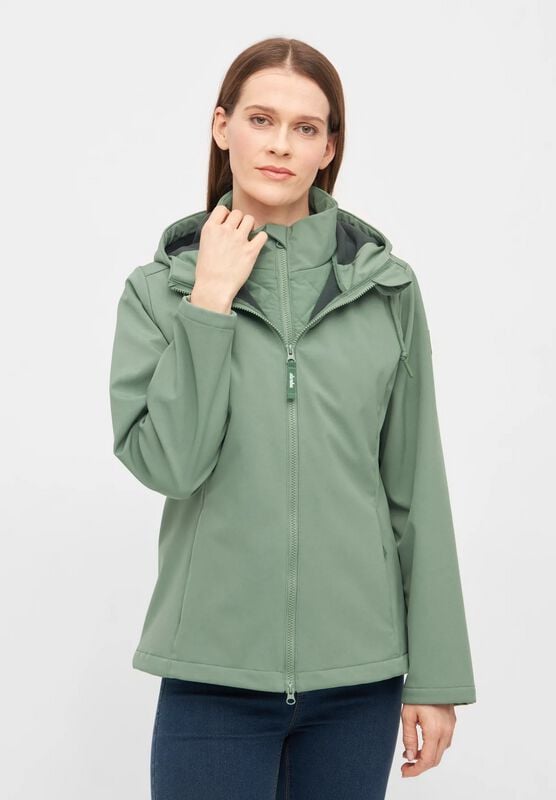 Gothicana By Emp "Adeby" Between-seasons Jacket Green By Derbe Hamburg