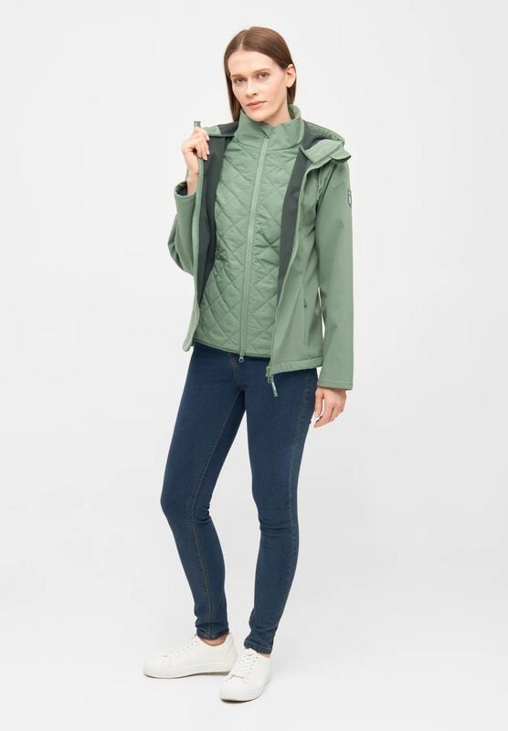 Gothicana By Emp "Adeby" Between-seasons Jacket Green By Derbe Hamburg