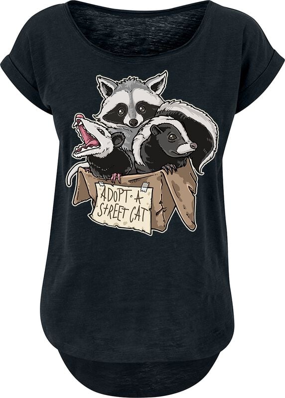 gothicana by emp "Adopt A Street Cat" T-Shirt black by Tierisch