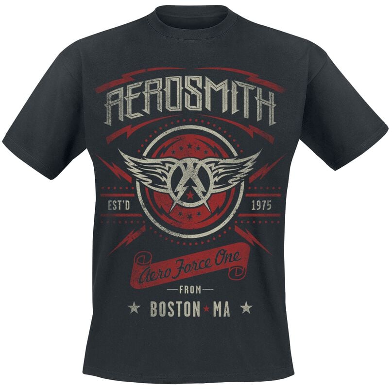 gothicana by emp "Aero Force One" T-Shirt black by Aerosmith