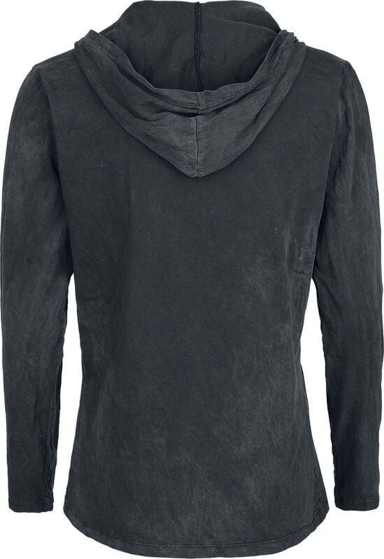 Gothicana By Emp "AfterLife" Long-sleeve Shirt Grey By Five Finger Death Punch