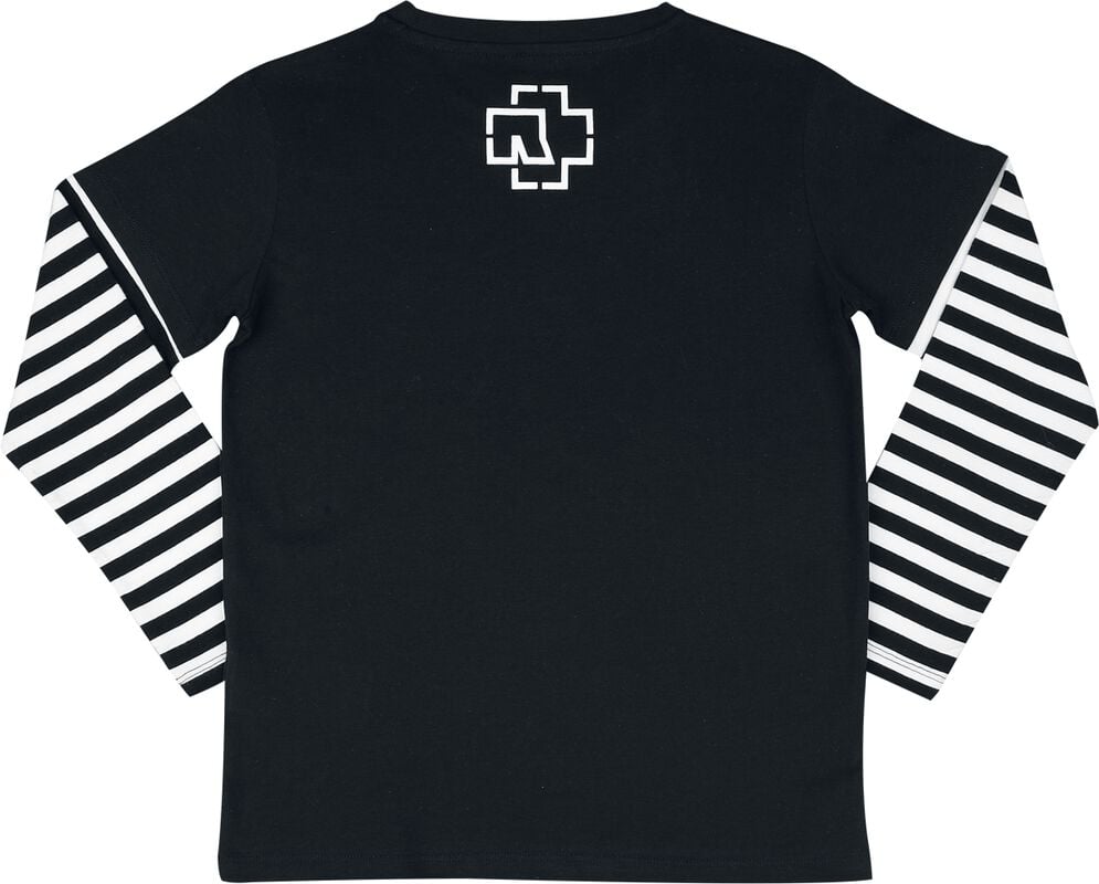 Gothicana By Emp "Ahoi" Long-sleeve Shirt Black-white By Rammstein