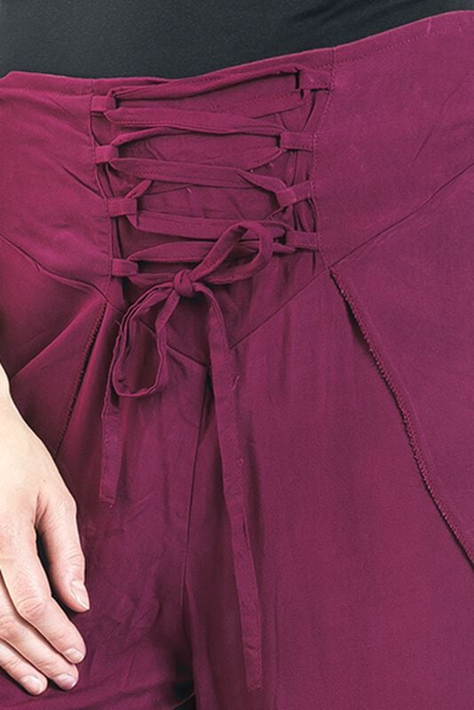 Gothicana By Emp "Akayla Trousers" Cloth Trousers Lilac By Innocent