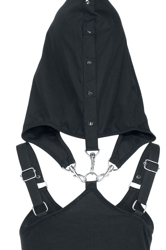 Gothicana By Emp "Akia Dress" Maxi Dress Black By Poizen Industries