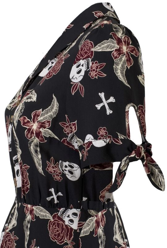 Gothicana By Emp "Alani Mini Dress" Mini Dress Multicolour By Hell Bunny