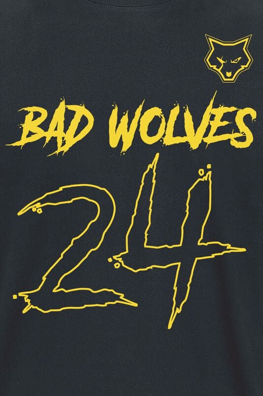 Gothicana By Emp "Album Inspired Varsity Tee" T-Shirt Black By Bad Wolves
