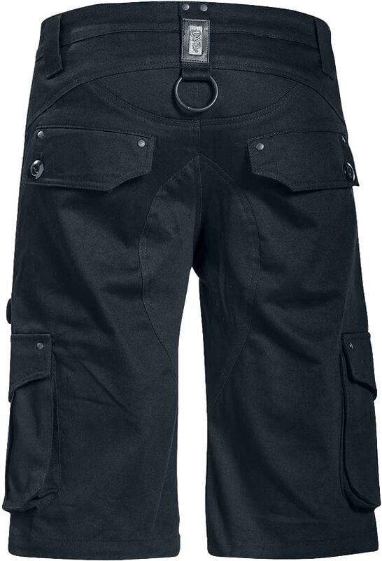 Gothicana By Emp "ALERON MEN'S SHORTS BLACK" Shorts Black By Vixxsin