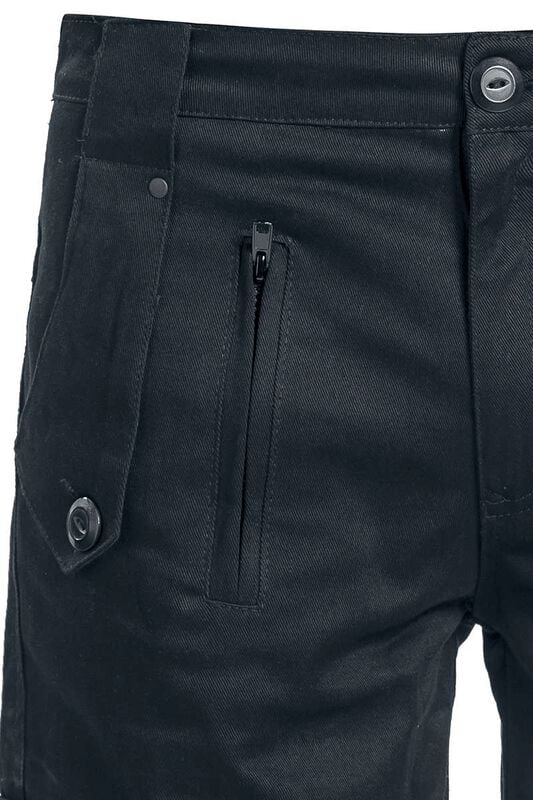 Gothicana By Emp "ALERON MEN'S SHORTS BLACK" Shorts Black By Vixxsin
