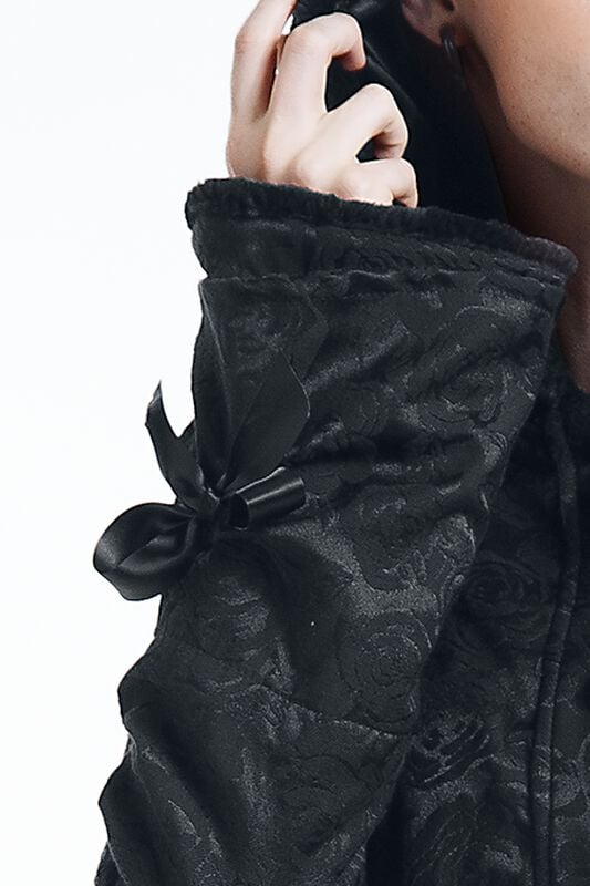 Gothicana By Emp "Alice Rose Coat" Winter Coat Black By Poizen Industries