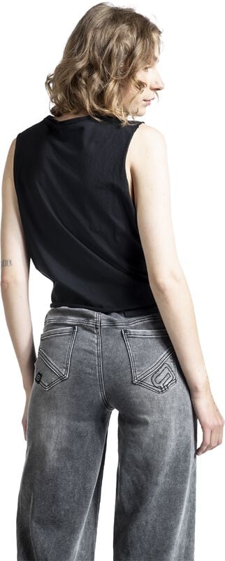 Gothicana By Emp "Alice - Wording" Top Black By Alice In Wonderland
