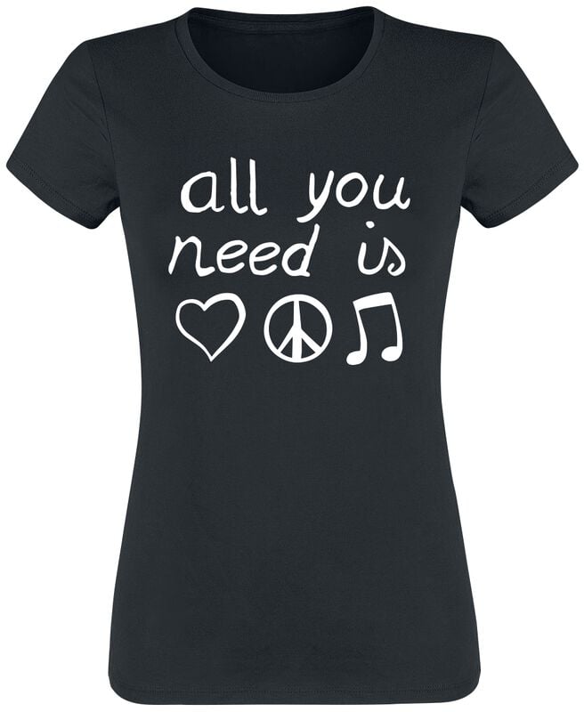 gothicana by emp "All You Need Is " T-Shirt black by Slogans