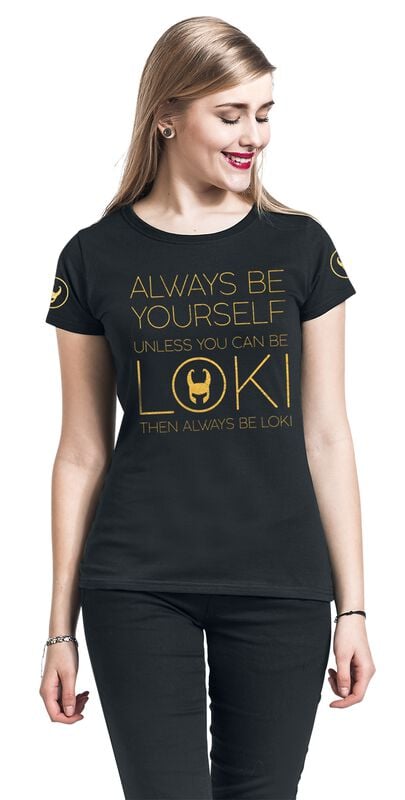 Gothicana By Emp "Always Be Yourself" T-Shirt Black By Loki
