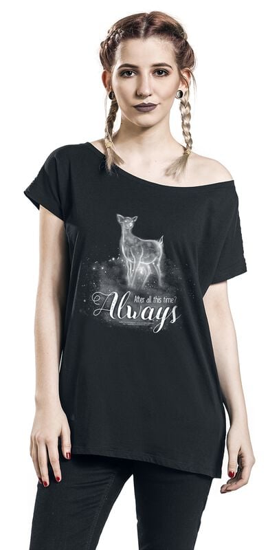 Gothicana By Emp "Always" T-Shirt Black By Harry Potter