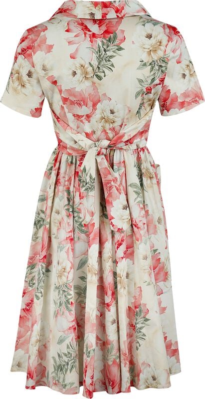 Gothicana By Emp "Amaryllis Swing Dress" Midi Dress Multicolour By H&R London