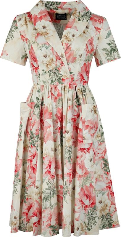 gothicana by emp "Amaryllis Swing Dress" Midi Dress multicolour by H&R London
