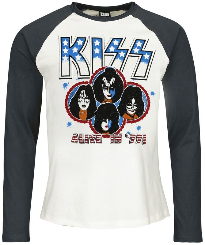 gothicana by emp "Amplified Collection - Alive In 77" Long-sleeve Shirt multicolour by Kiss