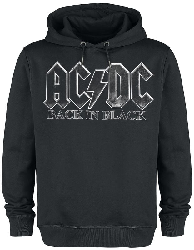 gothicana by emp "Amplified Collection - Back In Black" Hoodie black by AC/DC
