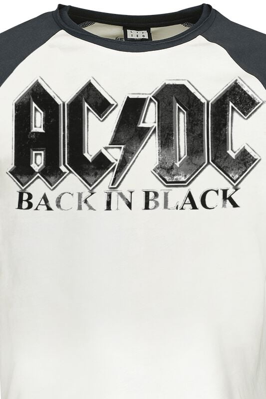 Gothicana By Emp "Amplified Collection - Back In Black" Long-sleeve Shirt Multicolour By AC/DC