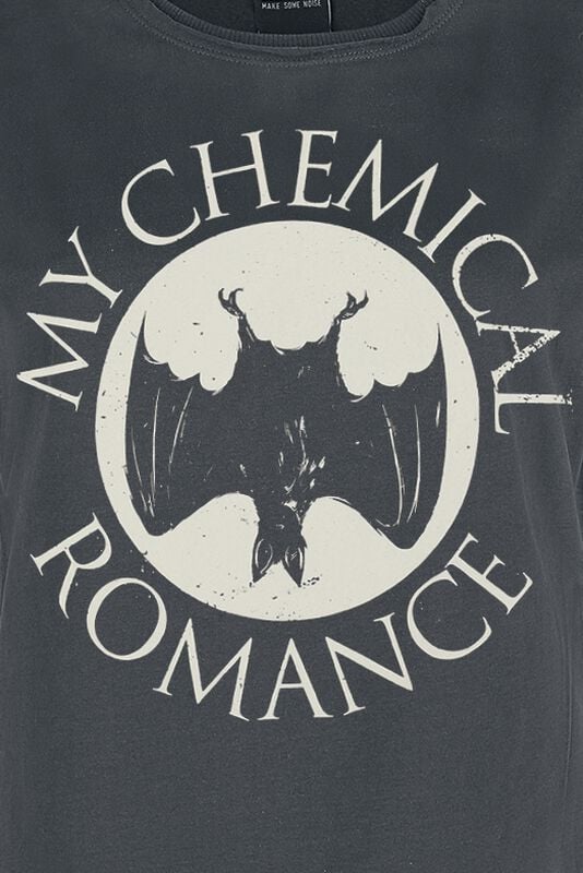 Gothicana By Emp "Amplified Collection - Bat" T-Shirt Charcoal By My Chemical Romance