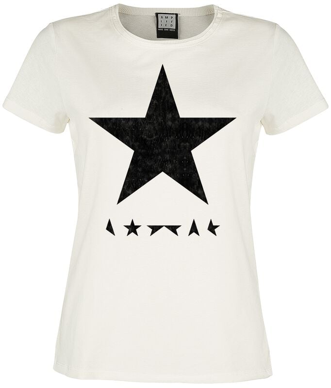 gothicana by emp "Amplified Collection - Black Star" T-Shirt off white by David Bowie