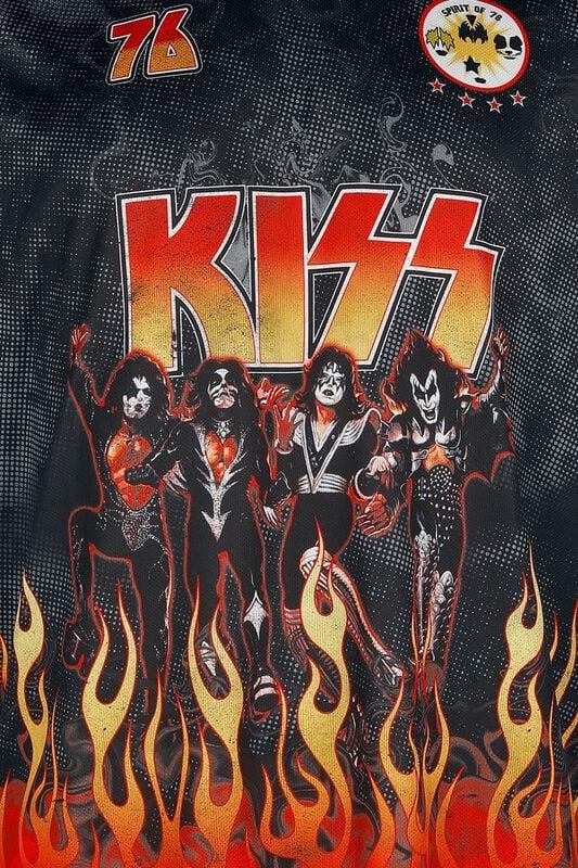 Gothicana By Emp "Amplified Collection - Destroyer Rock FC" Jersey Multicolour By Kiss