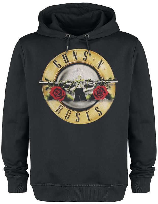 gothicana by emp "Amplified Collection - Drum" Hoodie black by Guns N' Roses