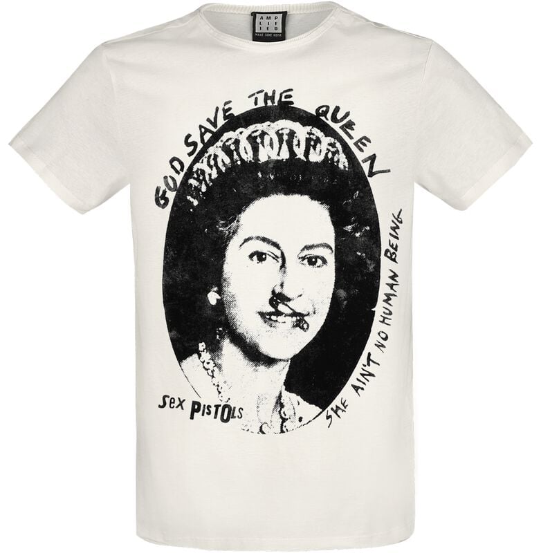 gothicana by emp "Amplified Collection - Good Save The Queen" T-Shirt off white by Sex Pistols