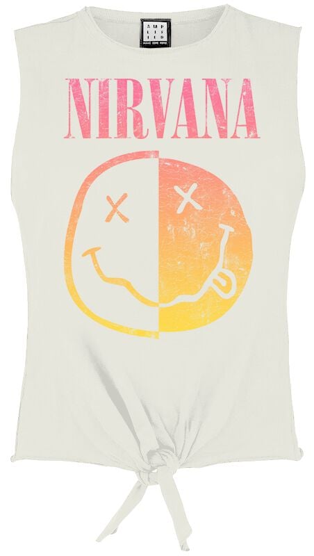 gothicana by emp "Amplified Collection - Gradient Spliced" Top white by Nirvana