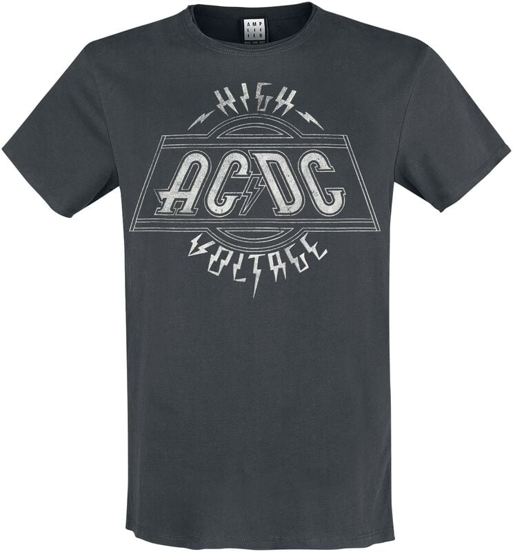 gothicana by emp "Amplified Collection - High Voltage" T-Shirt charcoal by AC/DC