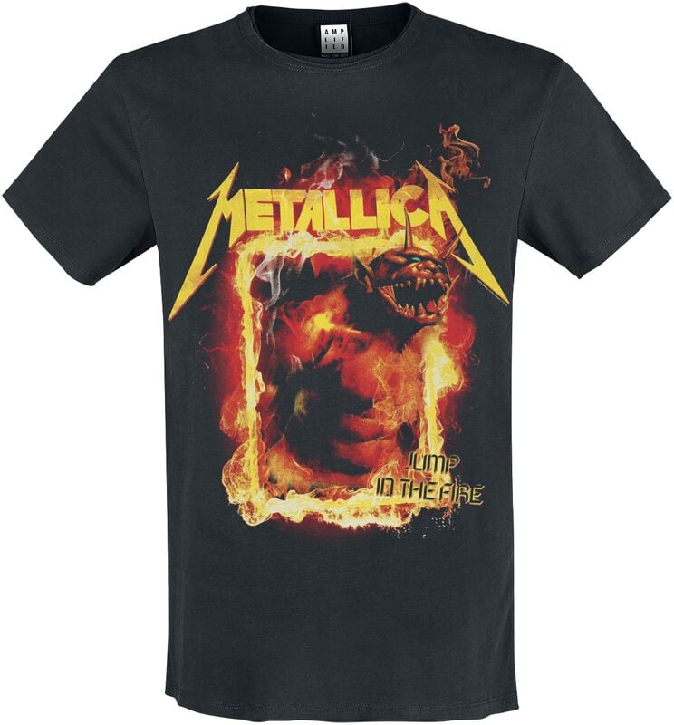 gothicana by emp "Amplified Collection - Jump In The Fire" T-Shirt black by Metallica