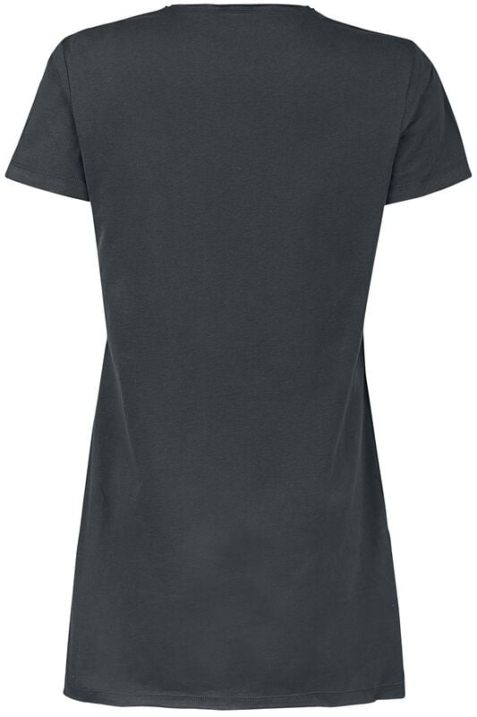 Gothicana By Emp "Amplified Collection - Killer World Tour 81'" Mini Dress Charcoal By Iron Maiden