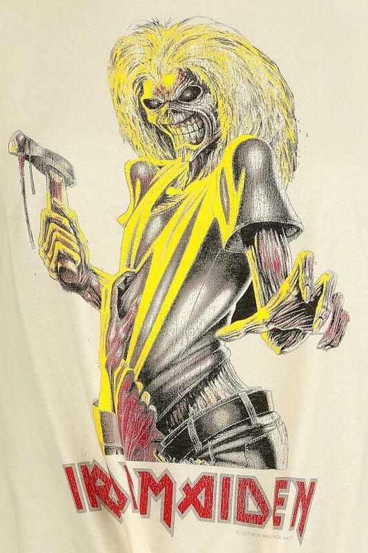 Gothicana By Emp "Amplified Collection - Killers" Top White By Iron Maiden