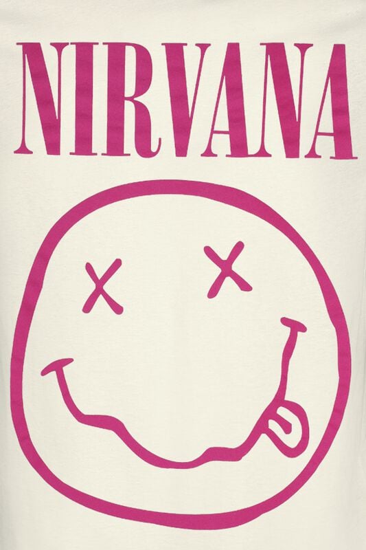 Gothicana By Emp "Amplified Collection - Neon Pink" T-Shirt Off White By Nirvana