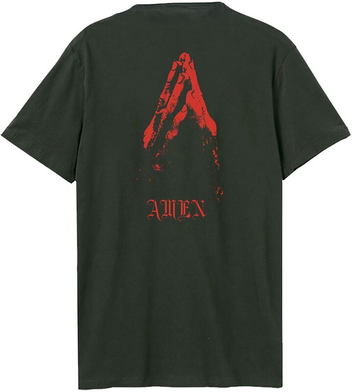 Gothicana By Emp "Amplified Collection - Praying Amen" T-Shirt Charcoal By Bring Me The Horizon