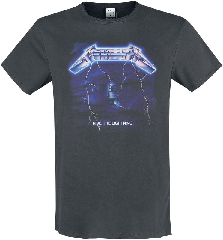 gothicana by emp "Amplified Collection - Ride The Lightning" T-Shirt charcoal by Metallica
