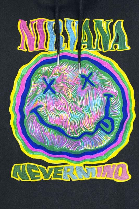 Gothicana By Emp "Amplified Collection - Scribble Nevermind" Hoodie Black By Nirvana