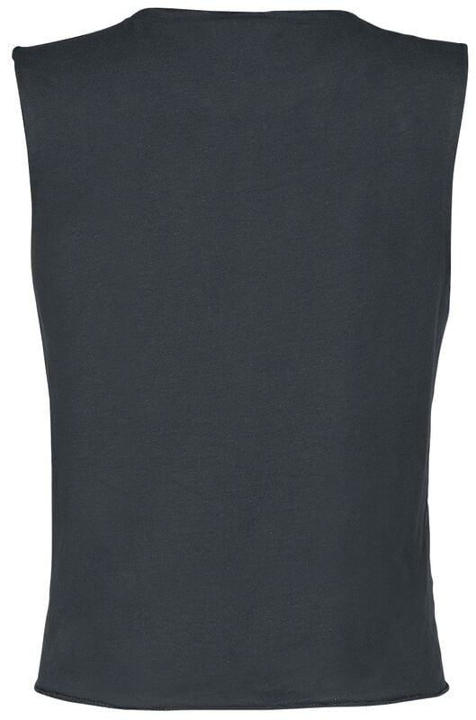 Gothicana By Emp "Amplified Collection - Spliced" Top Charcoal By Nirvana