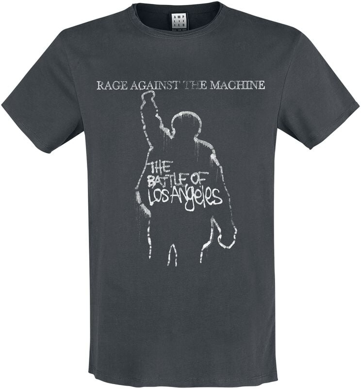 gothicana by emp "Amplified Collection - The Battle Of LA" T-Shirt charcoal by Rage Against The Machine