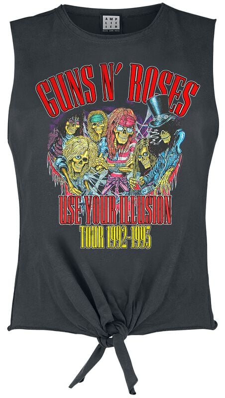 gothicana by emp "Amplified Collection - Use Your Illusion 93-94" Top charcoal by Guns N' Roses