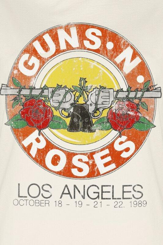 Gothicana By Emp "Amplified Collection - Vintage Bullet" T-Shirt Off White By Guns N' Roses