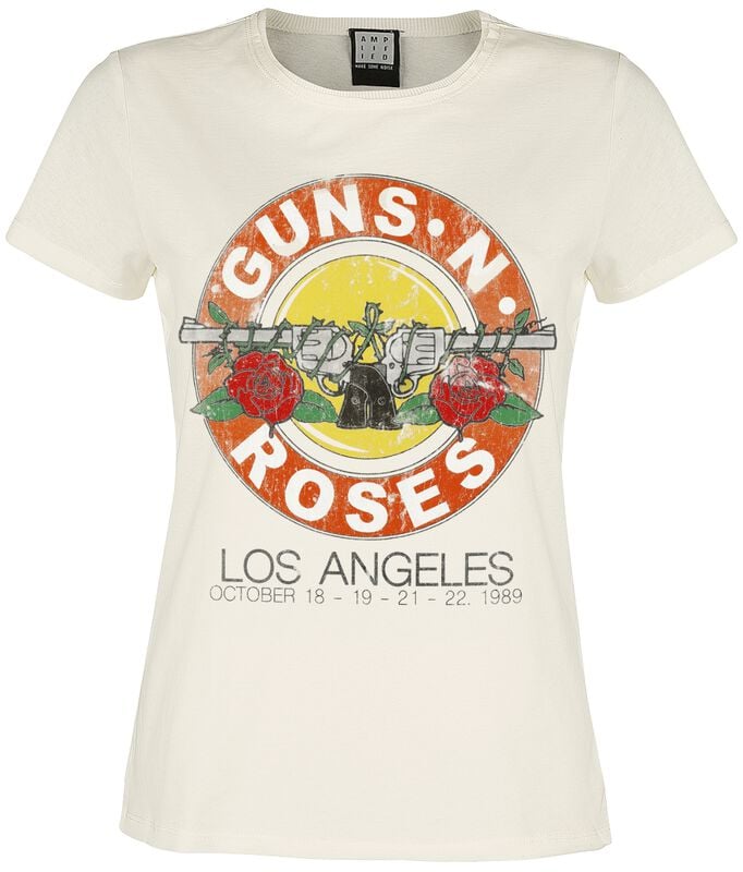 gothicana by emp "Amplified Collection - Vintage Bullet" T-Shirt off white by Guns N' Roses