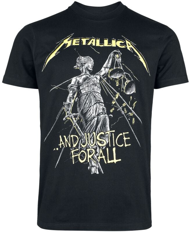 gothicana by emp " And Justice For All - Tracklist - Heavyweight" T-Shirt black by Metallica