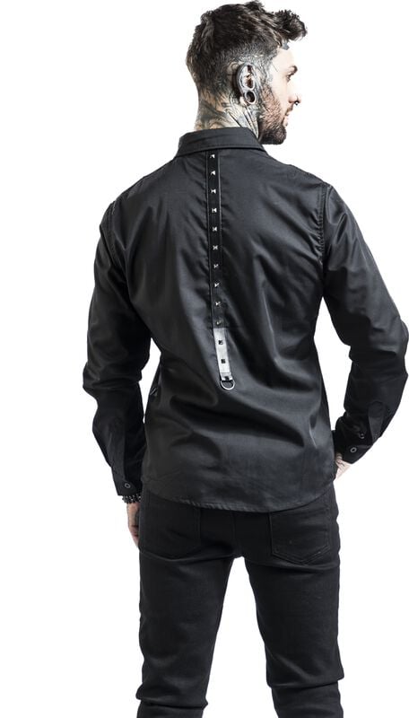 Gothicana By Emp "Andras T-shirt" Longsleeve Black By Banned Alternative