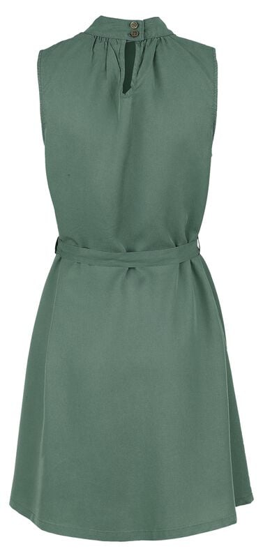 Gothicana By Emp "Angyc Org" Mini Dress Green By Ragwear