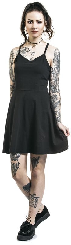Gothicana By Emp "Another Dimension" Midi Dress Black By Gothicana By EMP
